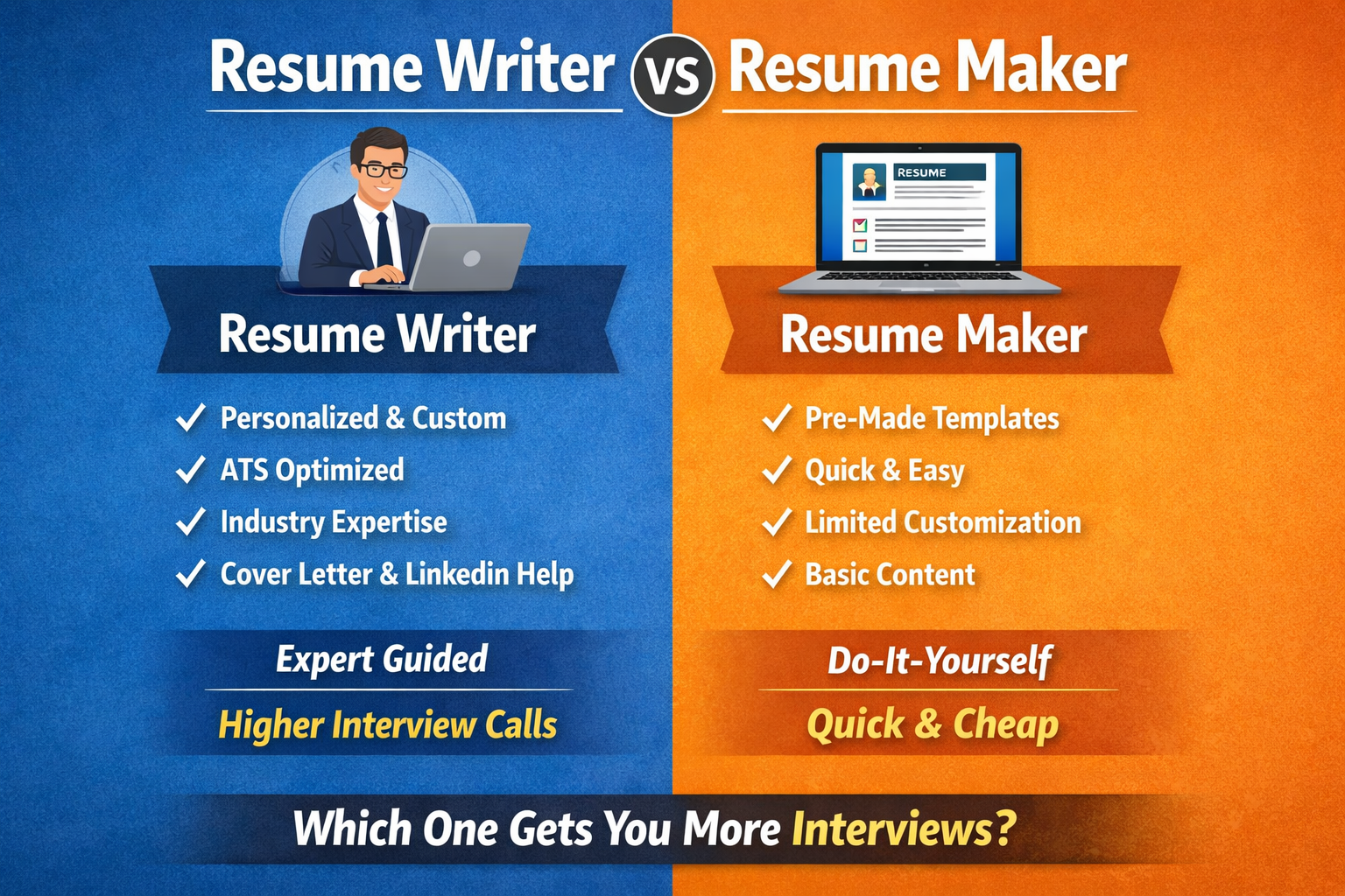 Resume Writer vs Resume Maker